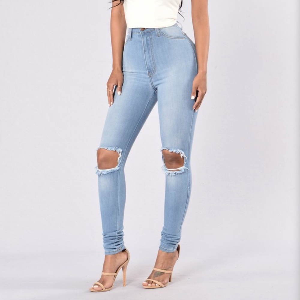 Fashion nova: tough luck jeans